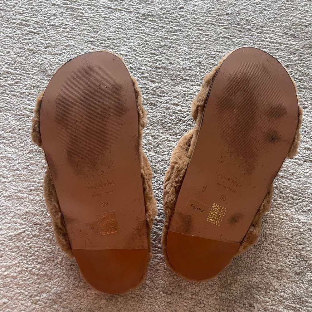 Anine Bing - Lizzie Slides Slippers - Camel - image 2